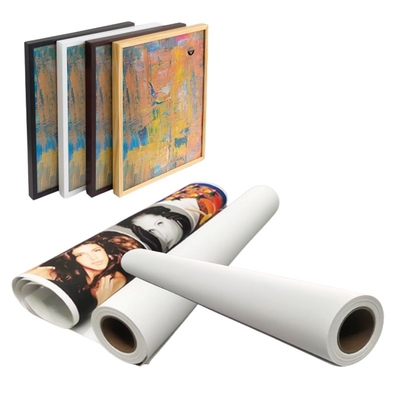 شكل كبير الطباعة مات 280gsm بوليستر القماش للحبر المذيب البيئي