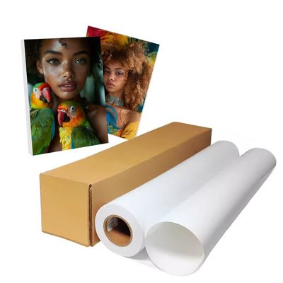 الصبغة رصاصة RC 240gsm الورق الصورية لفة مع غطاء الراتنج