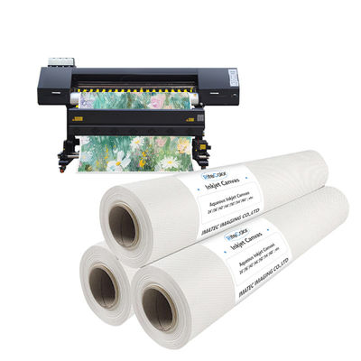 البوليستر مات كانفاس رول 210gsm مقاوم للماء الصبغة الصبغة الطباعة للطابعات EPSON