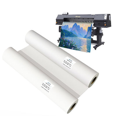 ملصق ملصق ضخم حجم 3.2 متر مضخم إيكولوجيكي مذاب اللاتكس UV Inkjet 100٪ بوليستر رول القماش